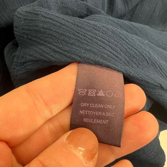 Hale Bob Women's Spaghetti Beaded Breezy Flowy Sundress In Blue Size M - Picture 11 of 12